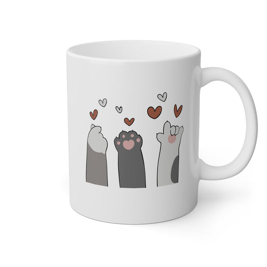 Taza con Patitas de Gatitos