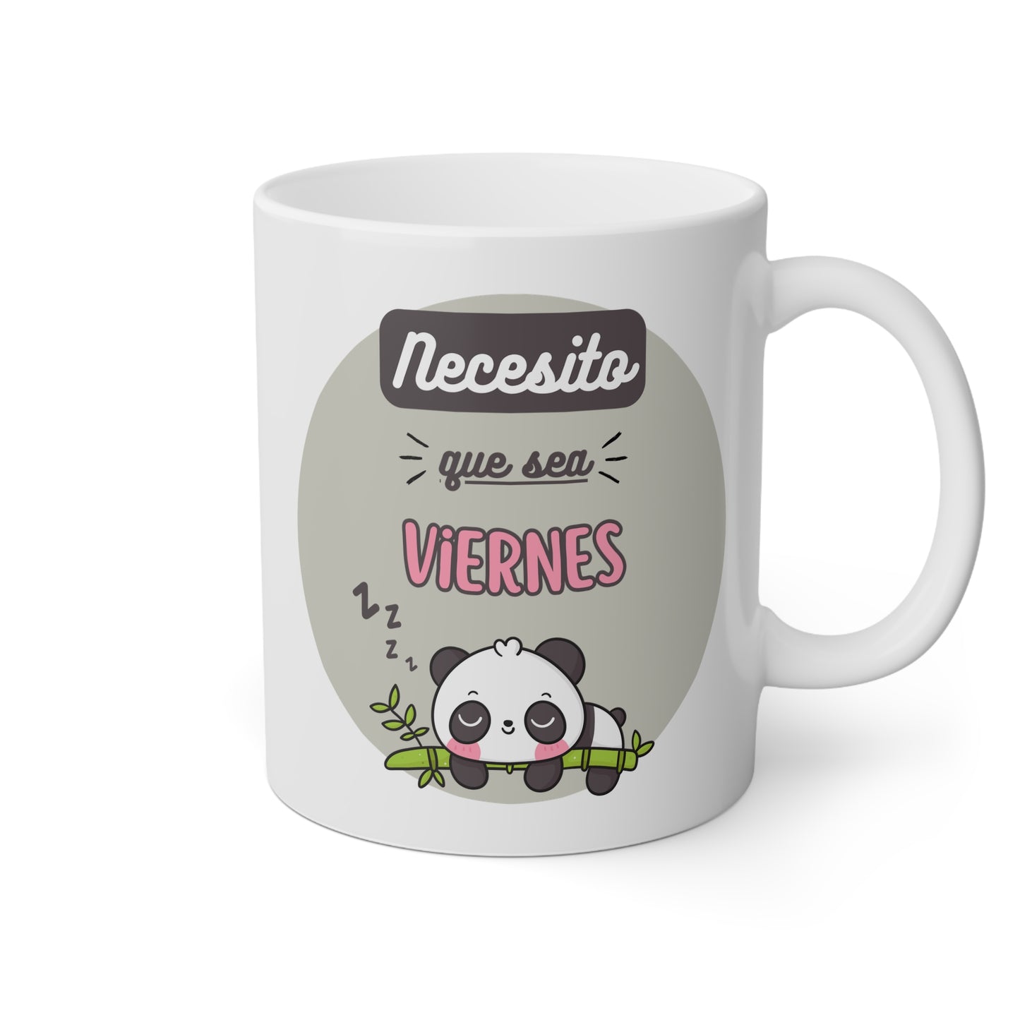 Taza 'Necesito que Sea Viernes'